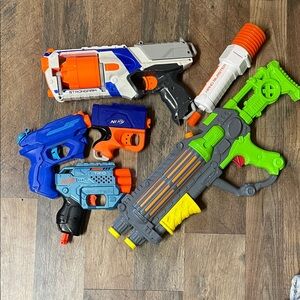 Nerf guns, Dart Blaster, 1 water gun